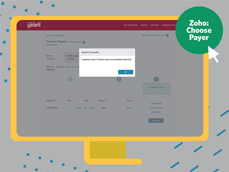 Presentations Zoho Choose Payer 1