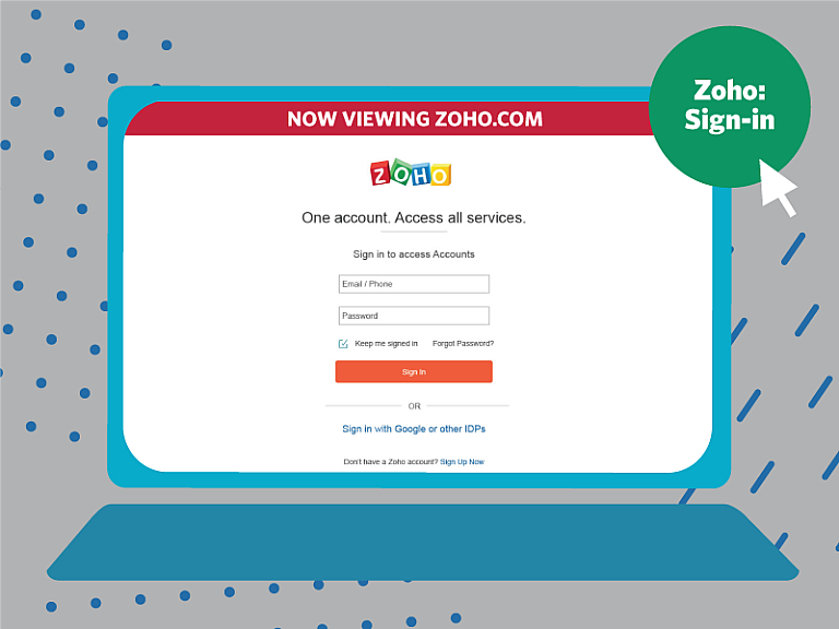 Presentations Zoho Sign In 1